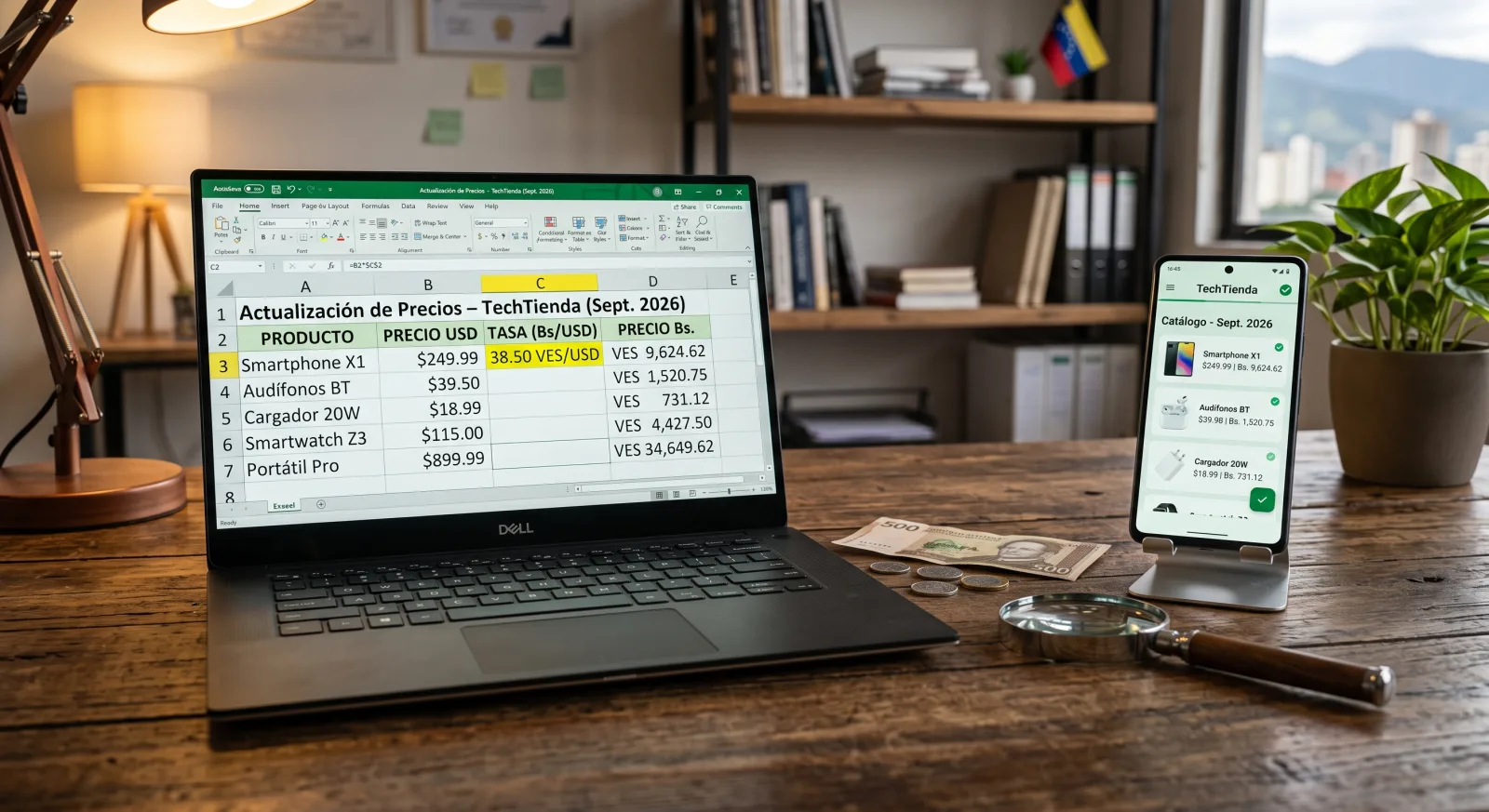 Comparación dibujada a mano entre el proceso largo de una tienda virtual y el proceso corto de vender con catálogo digital y WhatsApp