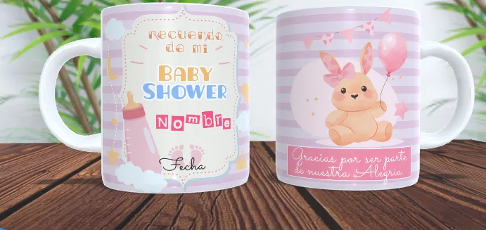 Tazas para Baby Shower