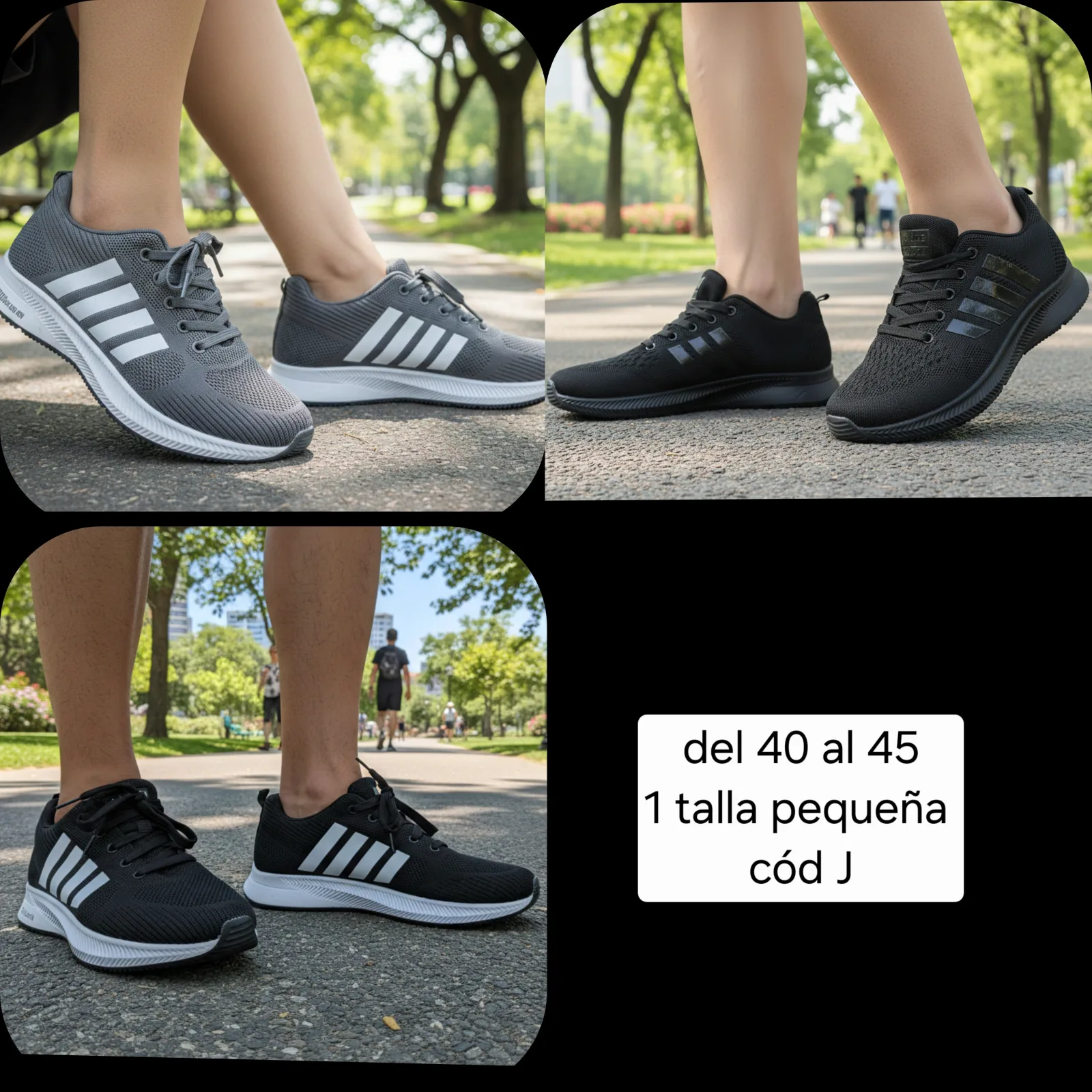 Tenis unixex adultos  línea económica