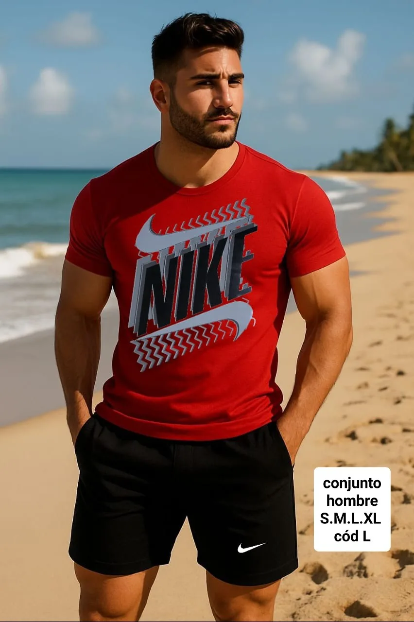 Conjuntos para caballero short más camiseta.
