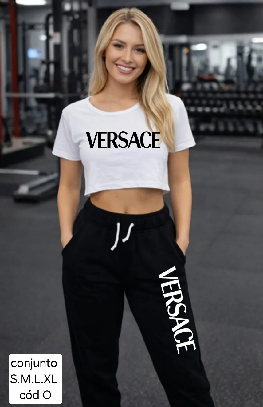 Conjuntos para dama joguer más crop top