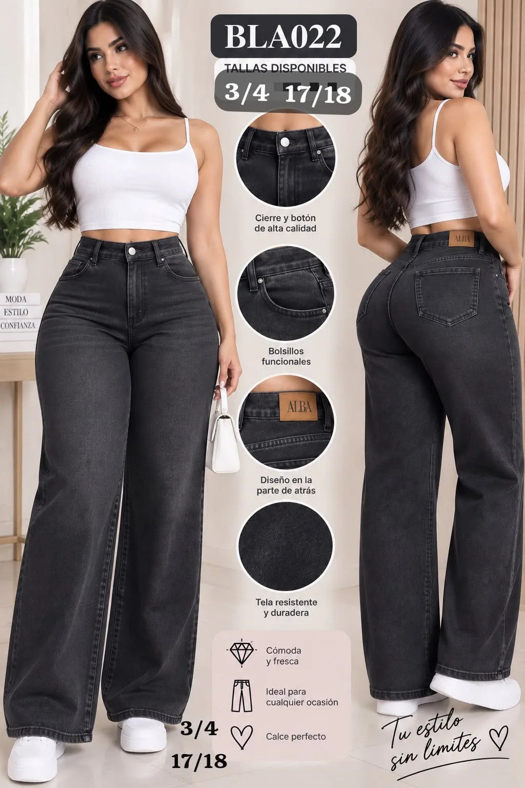 pantalones para dama